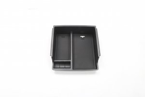 Ford Bronco Center Console Armrest Storage Box - Upper Tray w/ ABS Silica Pad